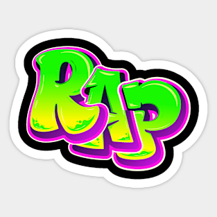 Rap Graffiti Sticker